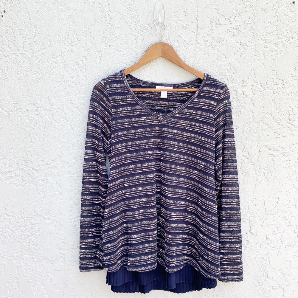 Motherhood Maternity Navy long sleeve sweater sz M